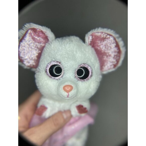 TY Beanie Boo Nina The Ballerina Mouse Plush Used - Picture 8 of 9